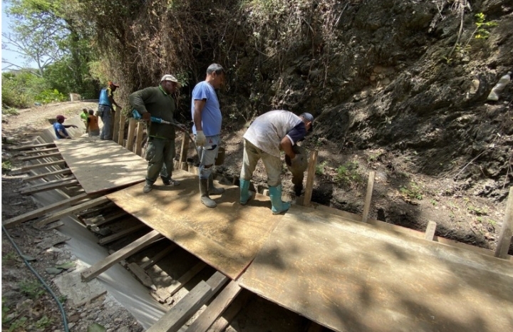 Gobierno de Nueva Esparta avanza en consolidación del sistema de drenaje pluvial en sector El Copey