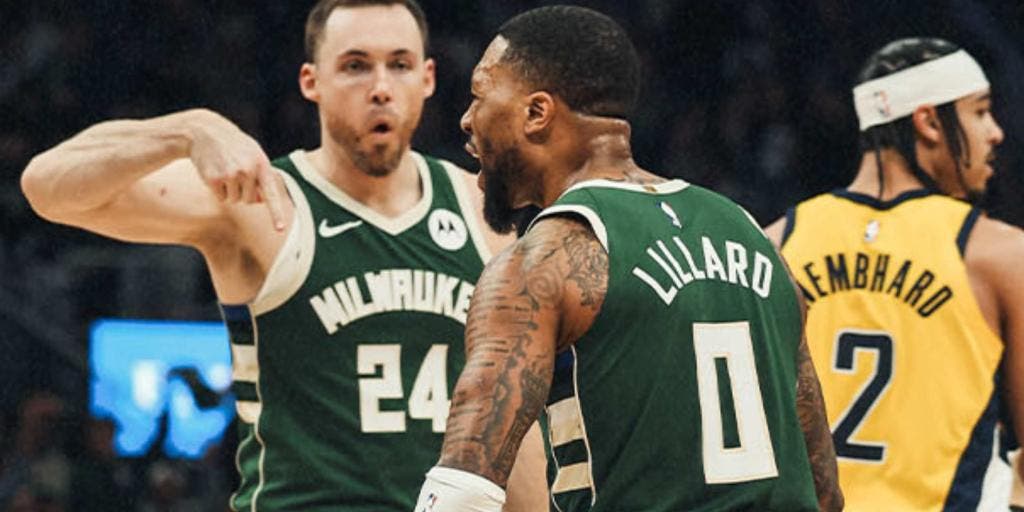 Playoffs NBA: Damian Lillard comanda primer triunfo de los Bucks
