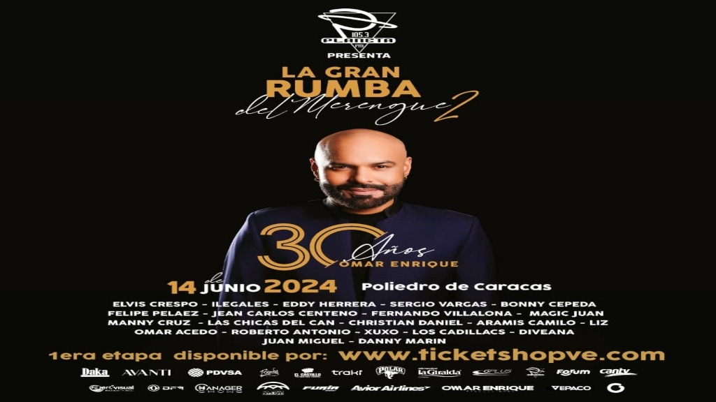 ¡El evento del año! Inició la venta de boletos para «La Gran Rumba del merengue 2»