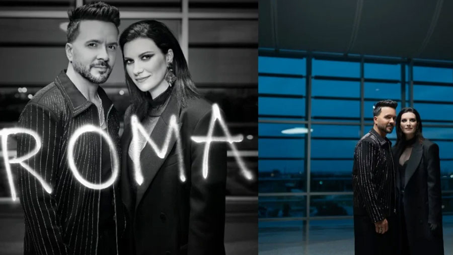Luis Fonsi y Laura Pausini marcan su destino en «Roma» con una balada romántica