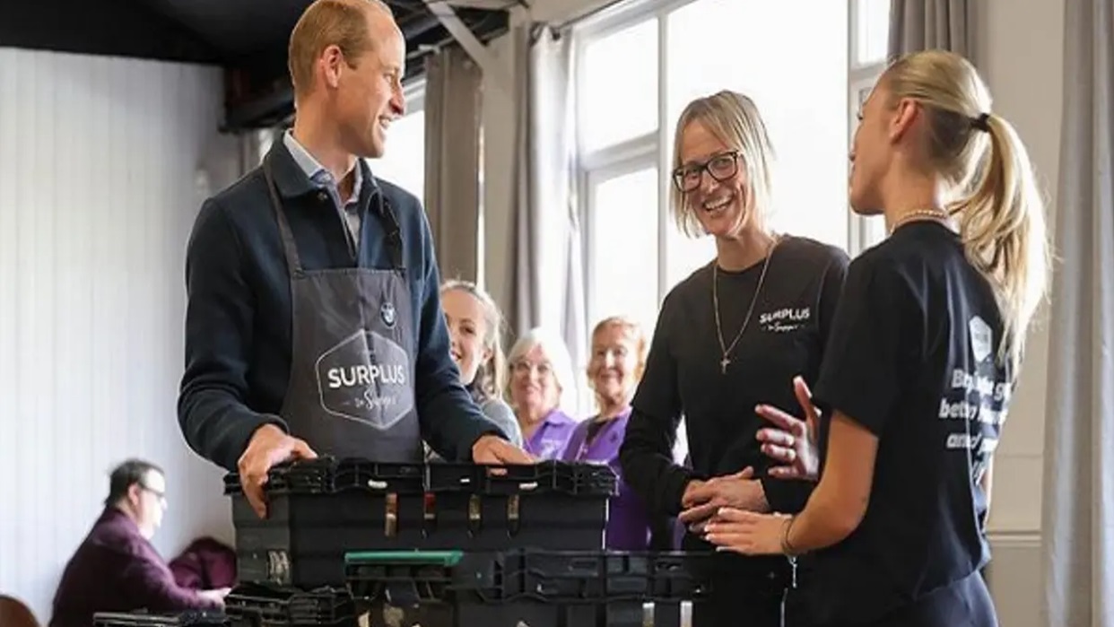 El príncipe William continúa con sus deberes reales sin Kate Middleton