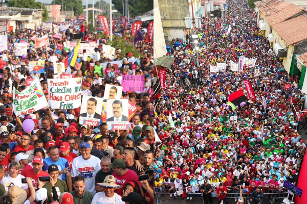 Gran Marcha en Guanare muestra apoyo masivo a Nicolás Maduro rumbo al 28J