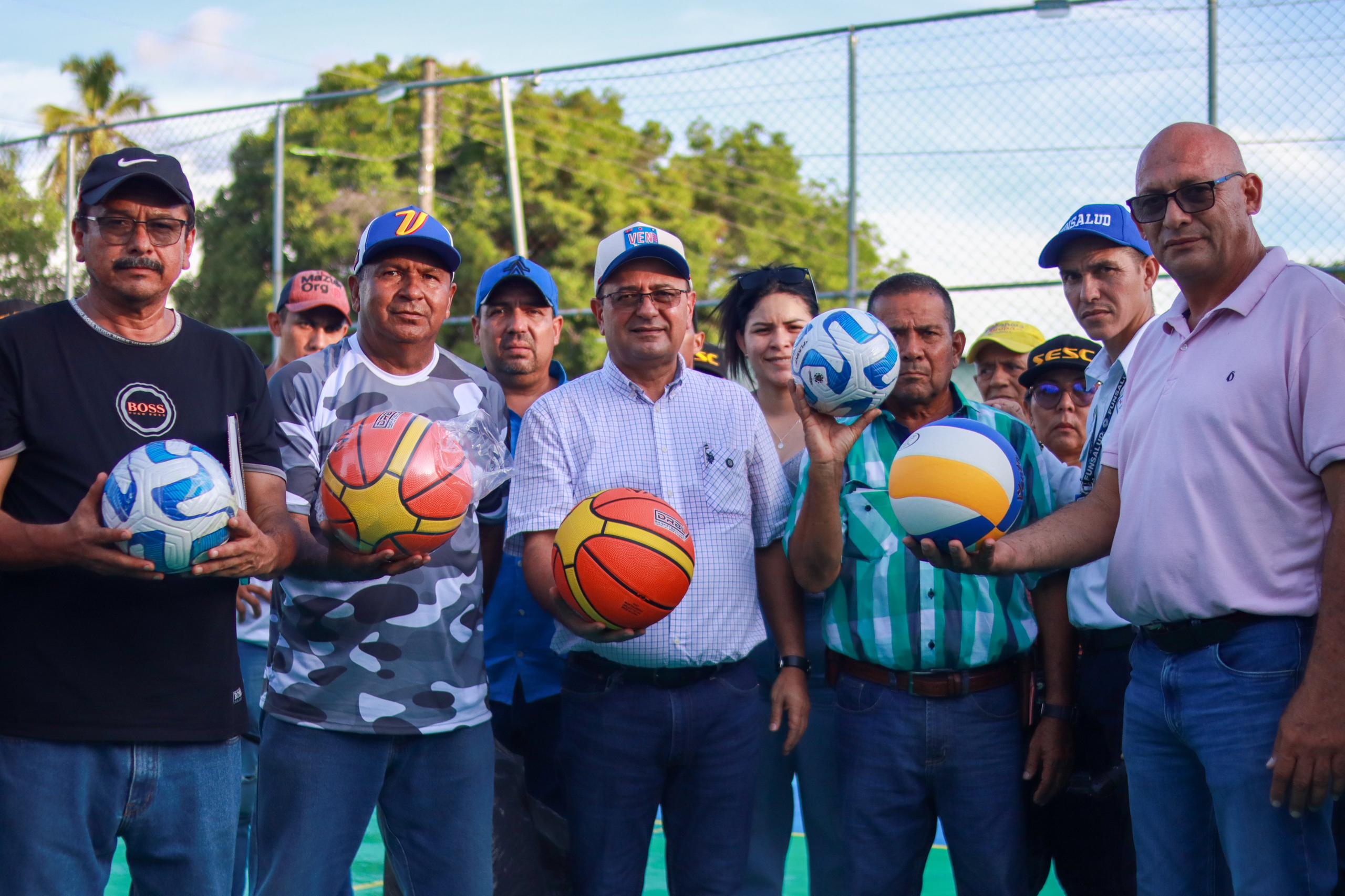 Nuevas recuperaciones de canchas para la comunidad de Libertad en Barinas