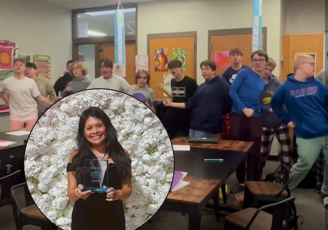 ¡Viral! Profesora latina enseña a sus alumnos americanos a bailar y cantar en español (+ Video)