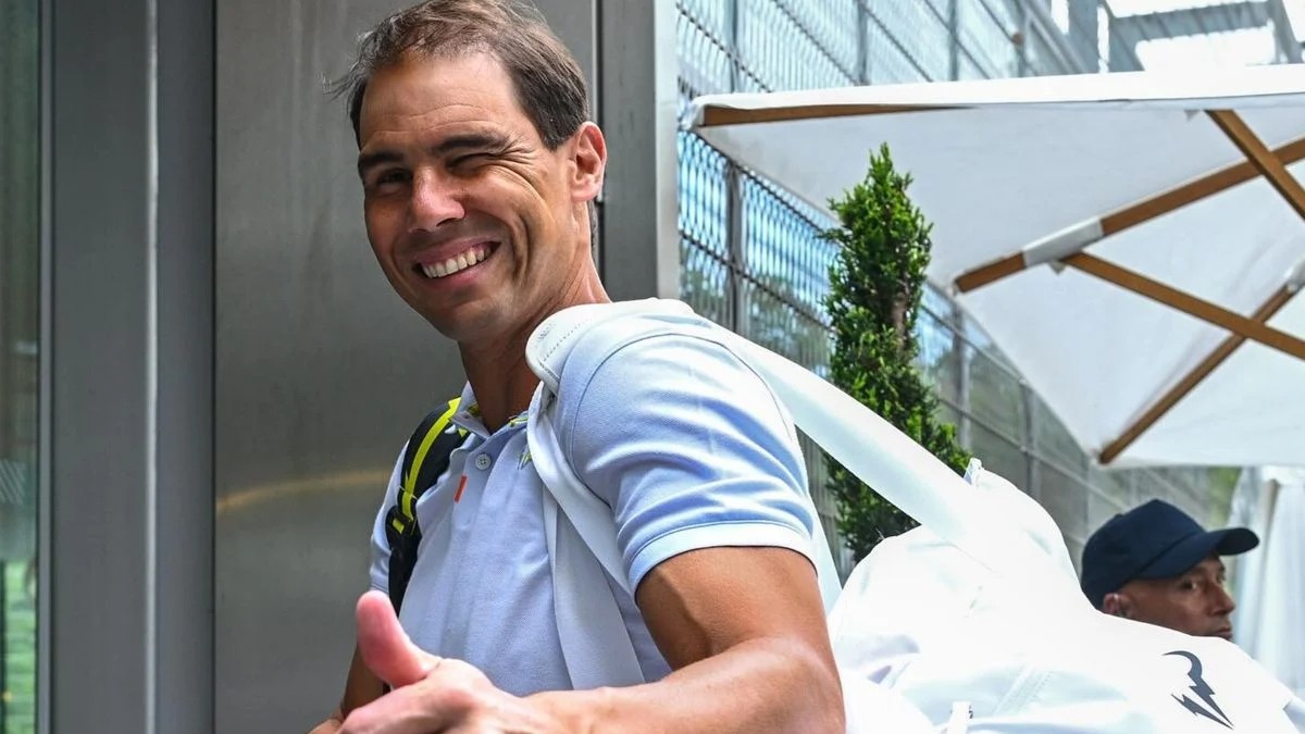 Rafael Nadal ejecutó primer entrenamiento ante miles de personas con una ovación histórica
