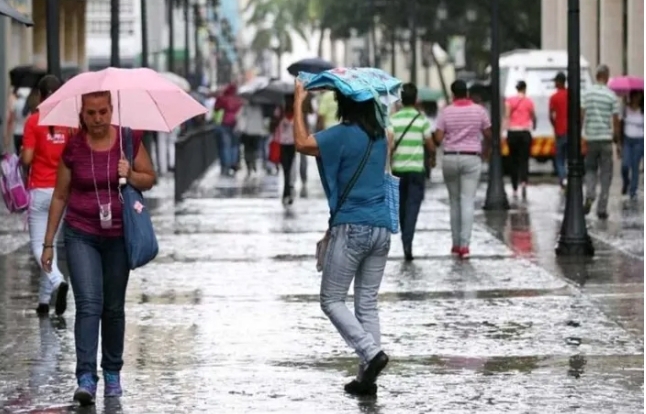 Inameh pronostica lluvias en gran parte de Venezuela para este sábado