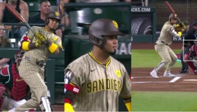¡Sigue haciendo historia! Luis Arráez es el 1er pelotero de los Padres de San Diego en conectar 4 hits en su debut con el equipo