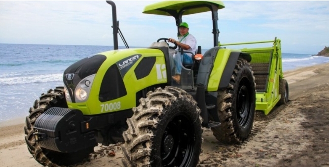 Maneiro suma a su flota equipos de última tecnología para la limpieza de playas