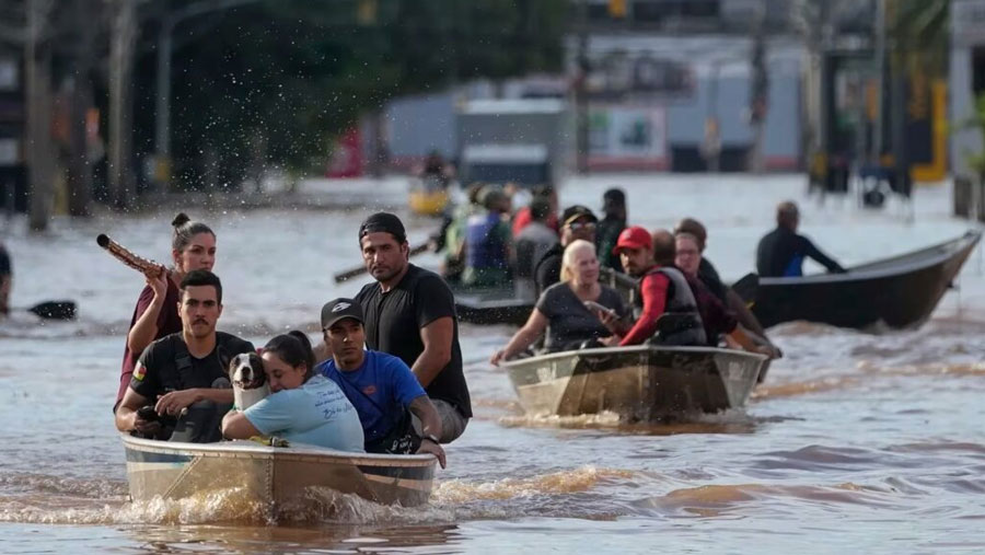 Brasil autoriza la importación de bienes usados para los damnificados de las inundaciones