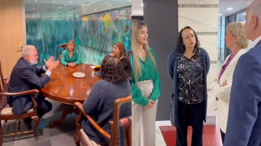 Daniela Cabello se reunió con empresarios españoles para impulsar la inversión internacional (+ Video)