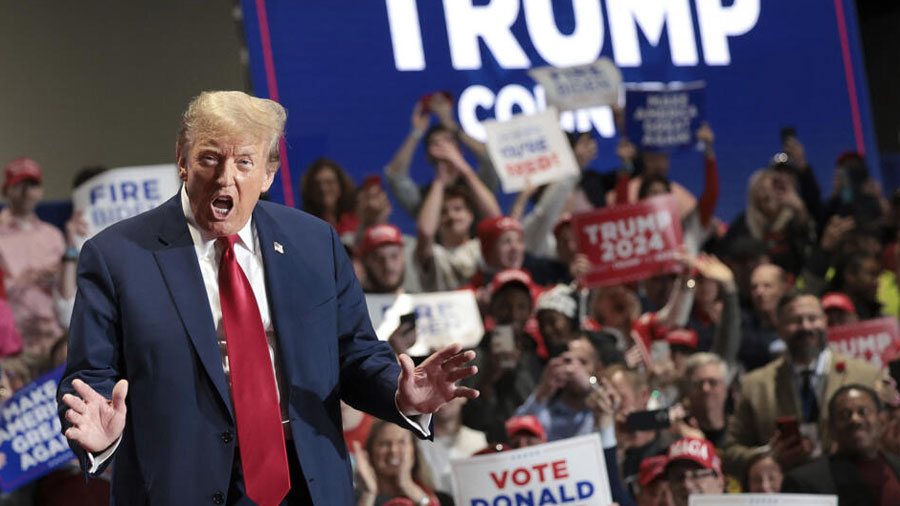 Trump lidera las encuestas en cinco de los seis estados clave, con un Biden tocado por la güerra en Gaza