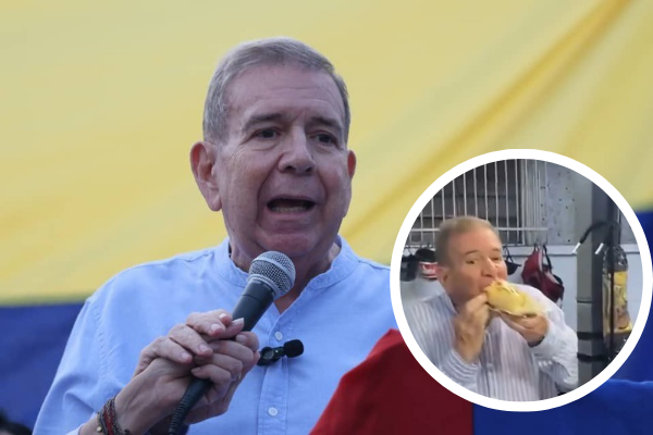 ¡Opiniones van y vienen! Así fue visto comiéndose un “hot Dog” al candidato Edmundo González (+ Video)