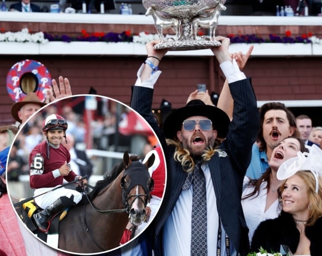 Jayson Werth, ex jugador de la MLB, gana el Belmont Stakes 2024 con el caballo Dornoch y el jockey Luis Saez