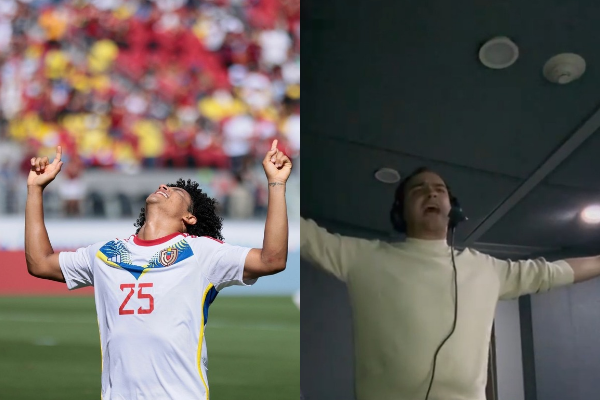 Daniel Norha y su vibrante narración del juego de la Vinotinto deja a la fanaticada en éxtasis