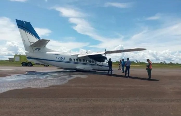 Avioneta aterrizó de emergencia en aeropuerto de Puerto Ordaz