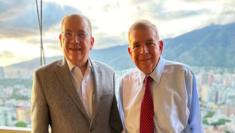 Edmundo Gonzalez sostuvo reunión en su apartamento con el dirigente de UNT Luis Emilio Rondón