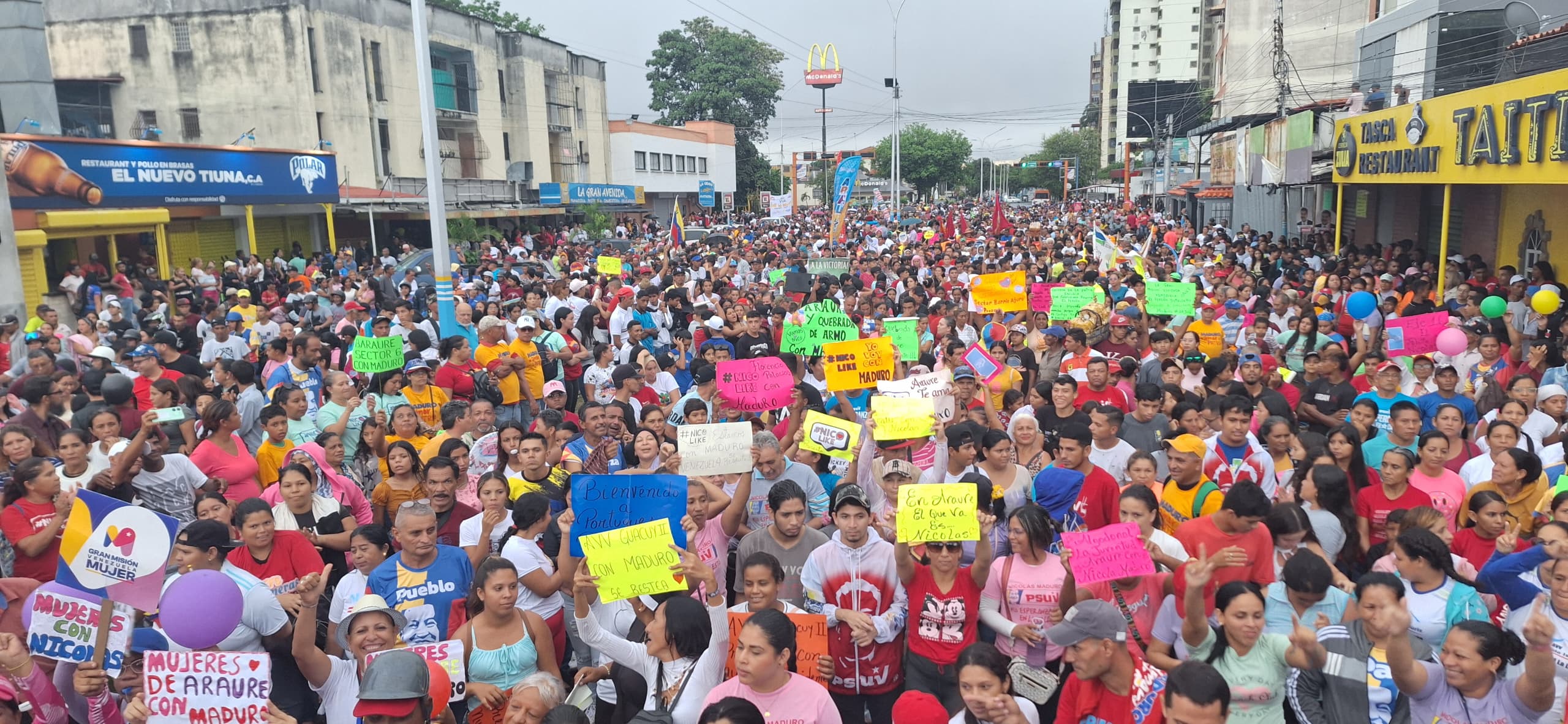 Municipio Araure demostró apoyo al presidente Nicolás Maduro para el próximo 28J (+ Video)