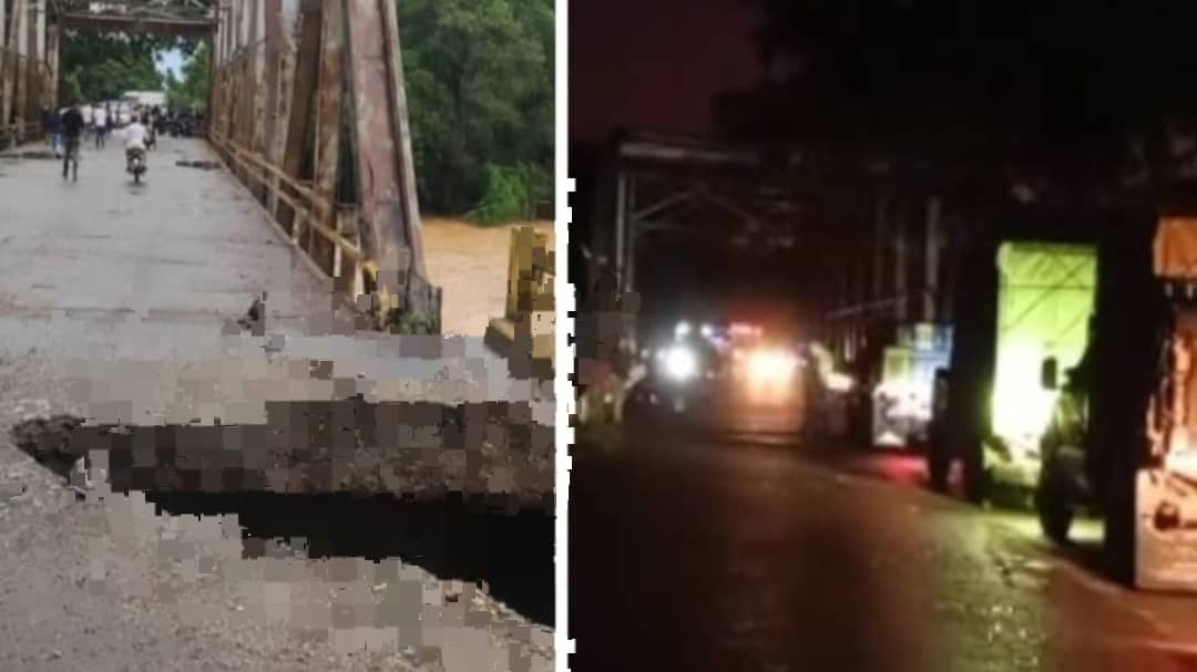 Puente Michay de la Troncal 5 en Barinas sufrió durante las lluvias y el paso quedó restringido (+ Detalles)