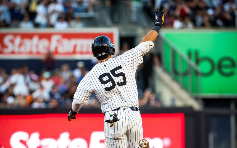 Oswaldo Cabrera conectó jonrón en el triunfo de los Yanquis sobre los Dodgers