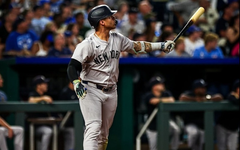 El venezolano Gleyber Torres conectó su sexto jonrón de la victoria de los Yanquis de Nueva York