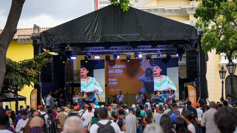 Autoridades participan en el primer encuentro «Tambores del ALBA» en Caracas