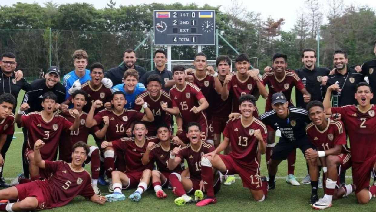 Selección juvenil Vinotinto Sub 17 quedó subcampeón del Dreams Cup