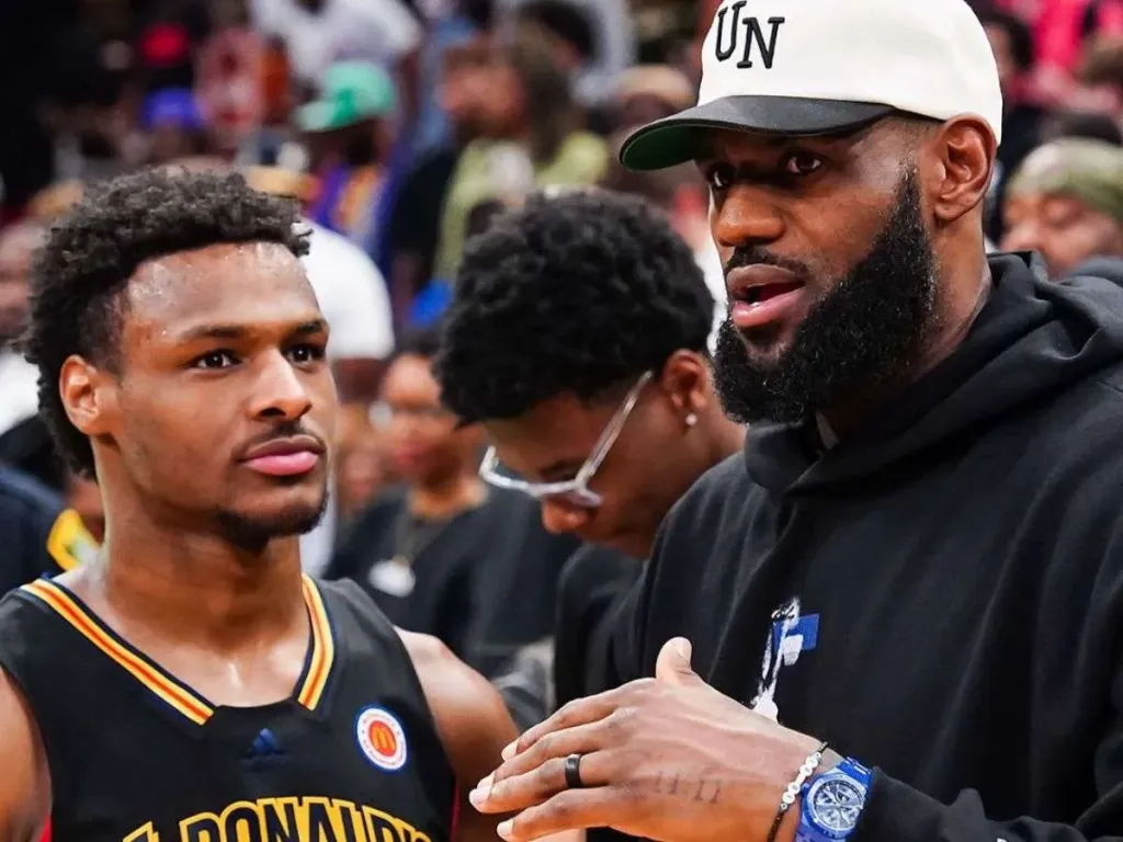 LeBron James y su hijo Bronny jugarán juntos en los Lakers y hacen historia en la NBA