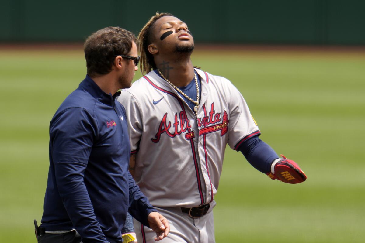 Ronald Acuña Jr. será operado el próximo 07 de junio en Los Ángeles y no participará en los juegos por lo que queda de temporada (+ Foto)
