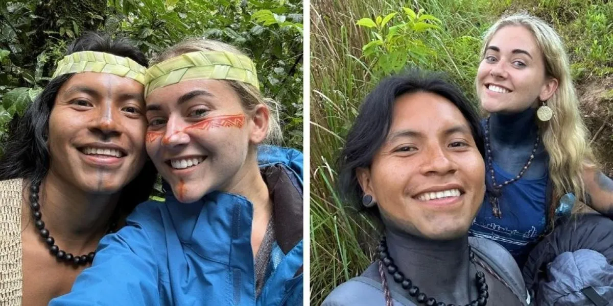 ¡Una historia de amor! Viajó 14 mil km desde Australia hasta la Amazonia para estar con su novio ecuatoriano