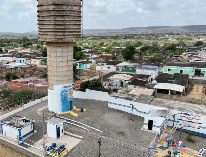 Reactivación de estación de bombeo beneficia a 1600 falconianos