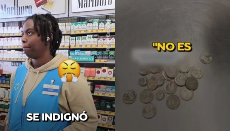 “No es mi trabajo”: Cajera se negó a contar el cambio de un cliente (+ Video)