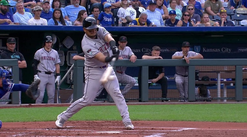 Venezolano Gabriel Moreno contribuye en el triunfo de Arizona sobre Kansas City (+ Detalles)