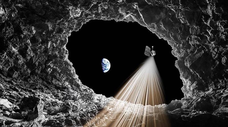 Identifican cueva potencialmente accesible en el subsuelo la Luna