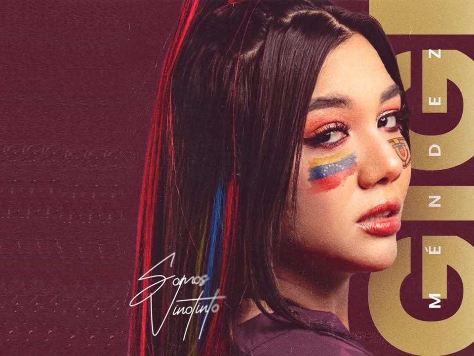 Gigi Méndez triunfa a nivel mundial con el tema “Somos Vinotinto” (+ Detalles)