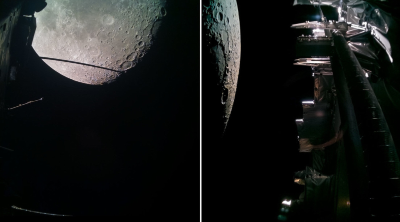 Sonda Júpiter capta imágenes de la Luna en su viaje por el sistema solar