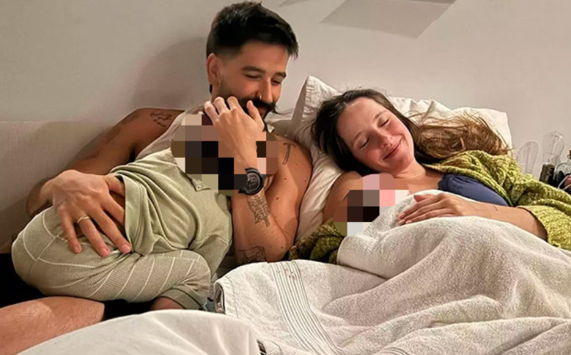 Los cantantes Camilo y Evaluna dan la bienvenida a su segunda hija