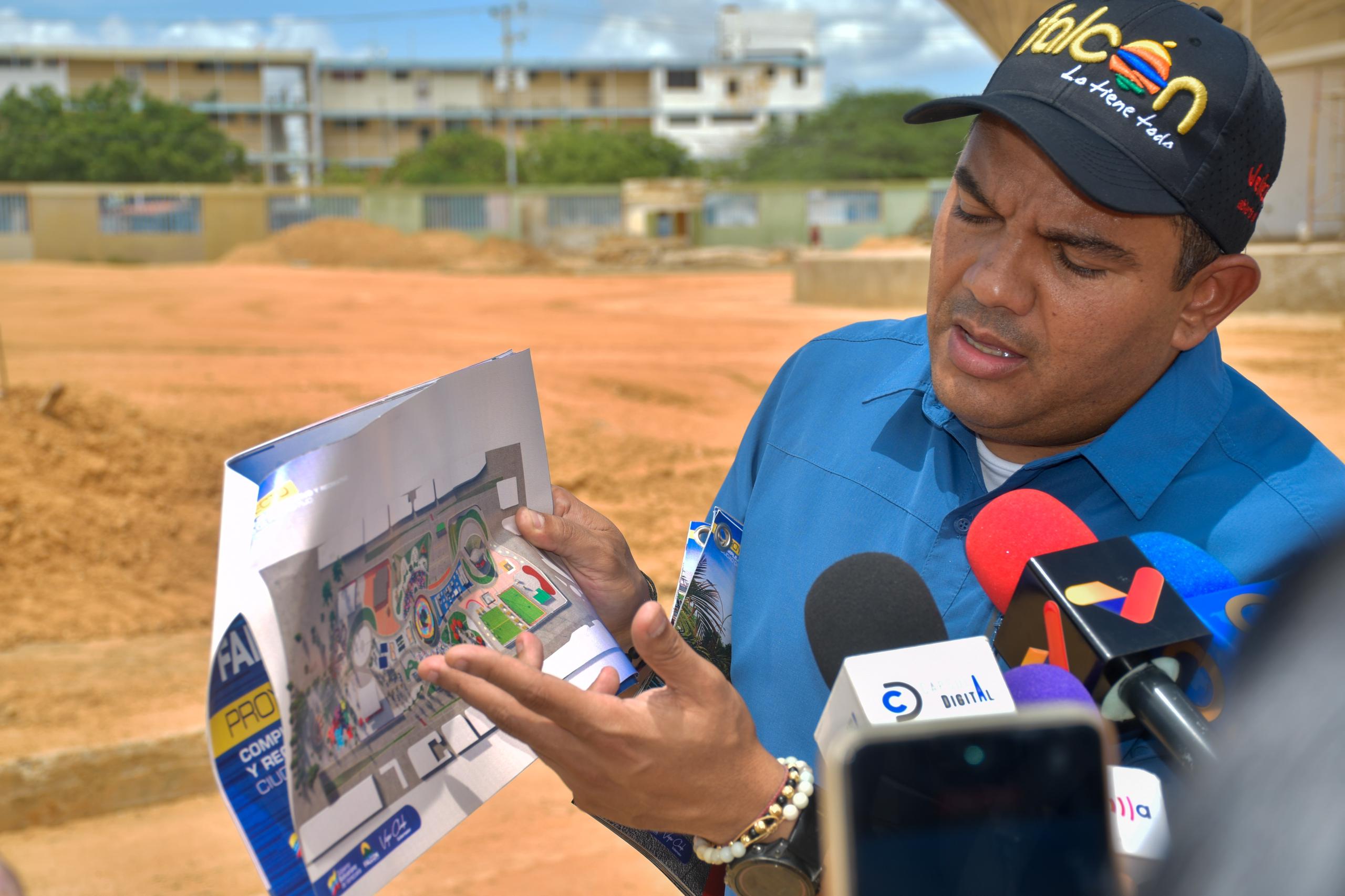 Avanza la construcción del nuevo Complejo deportivo recreacional en Punto Fijo (+ Fotos)