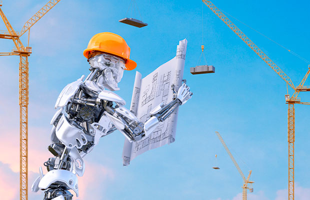 Crean robot para disminuir la escasez de mano de obra en una construcción de Hong Kong