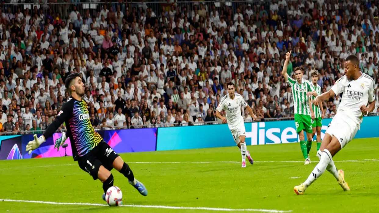 Mbappé marca sus primeros goles en Liga con el Real Madrid (+ Detalles)