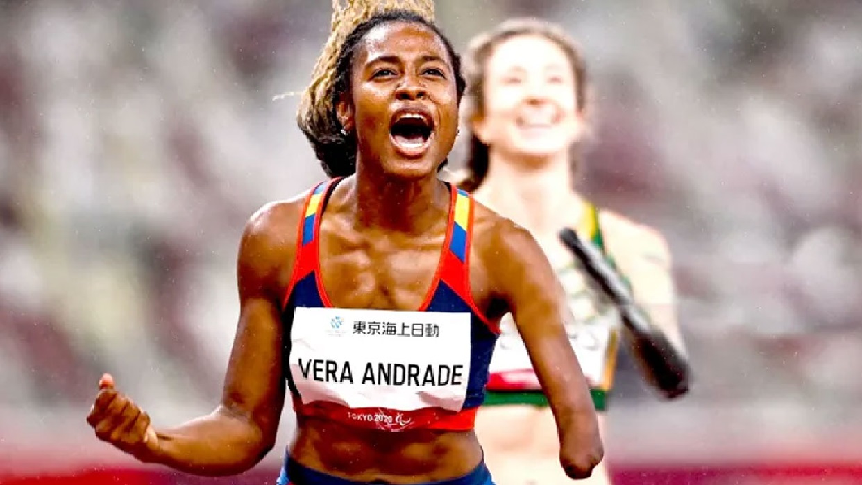 Lisbeli Vera se lesionó en la final de los 100 metros T47