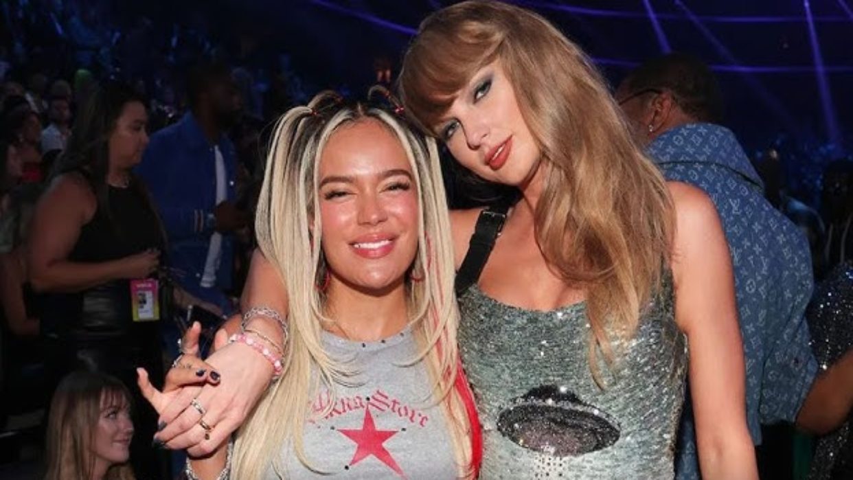 Karol G pone a bailar a Taylor Swift y Camila Cabello en los MTV Music Awards (+ Detalles)