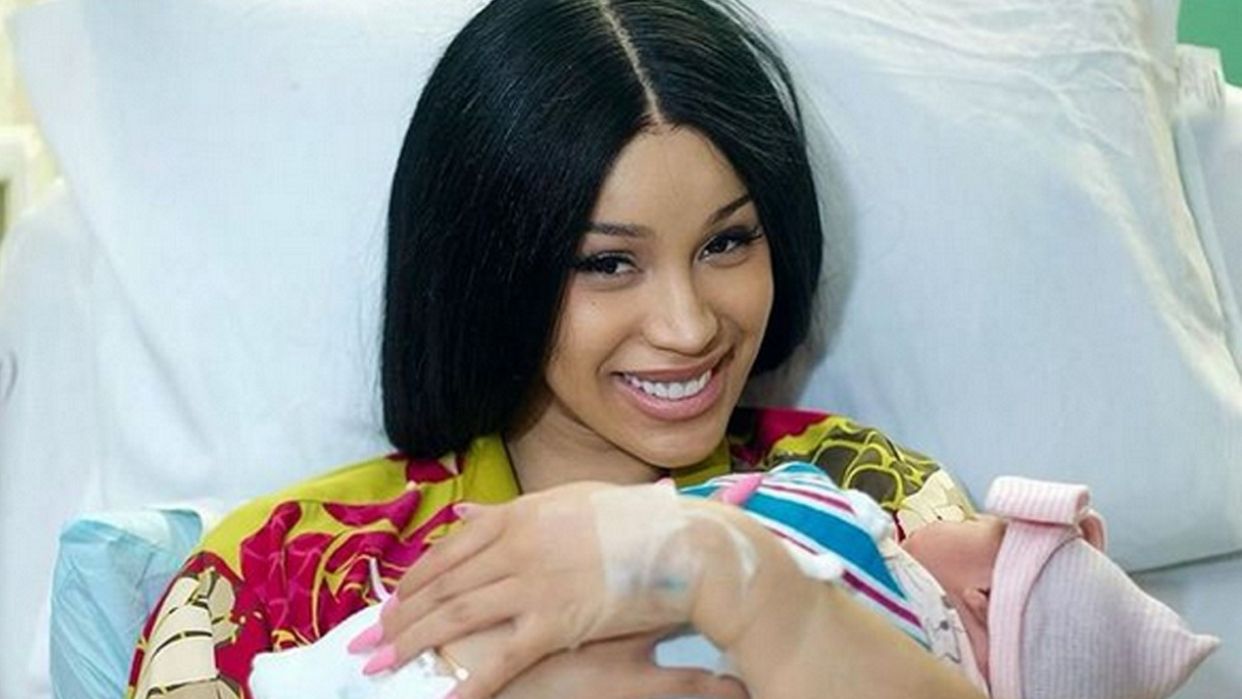 La cantante estadounidense Cardi B se convierte en mamá por tercera vez