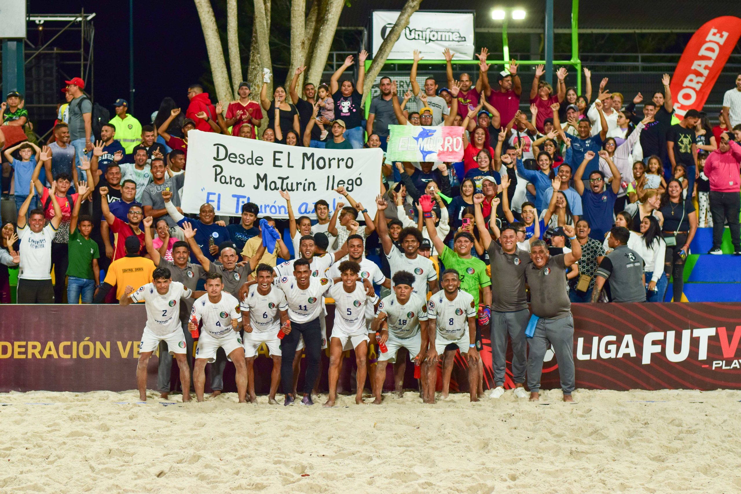 Centauros, Guaicamacuto, el Morro y el Guamo lograron su pase a las semifinales de la Liga Futve Playa