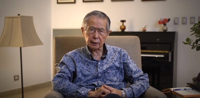 Alberto Fujimori se pronuncia sobre su candidatura presidencial en Perú