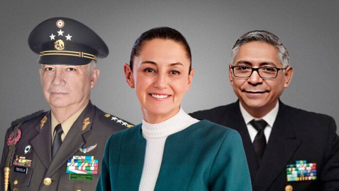 Claudia Sheinbaum anuncia a los próximos secretarios de Defensa y Marina de México