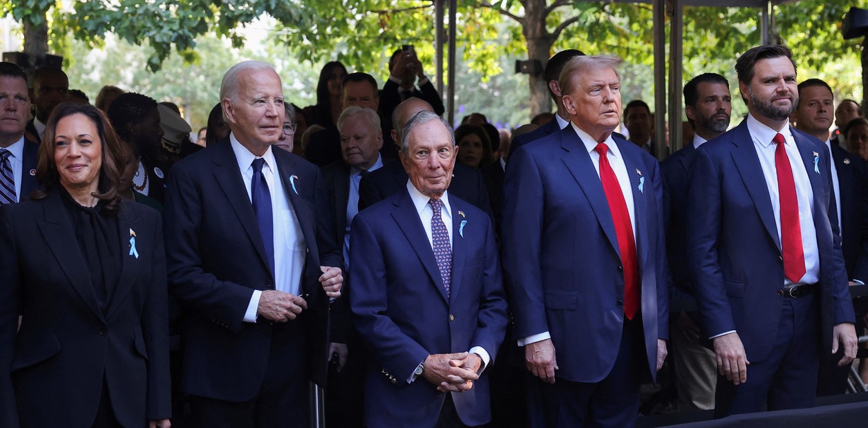 Un nuevo aniversario del 11-S reúne en Nueva York a Biden, Harris y Trump tras el debate presidencial