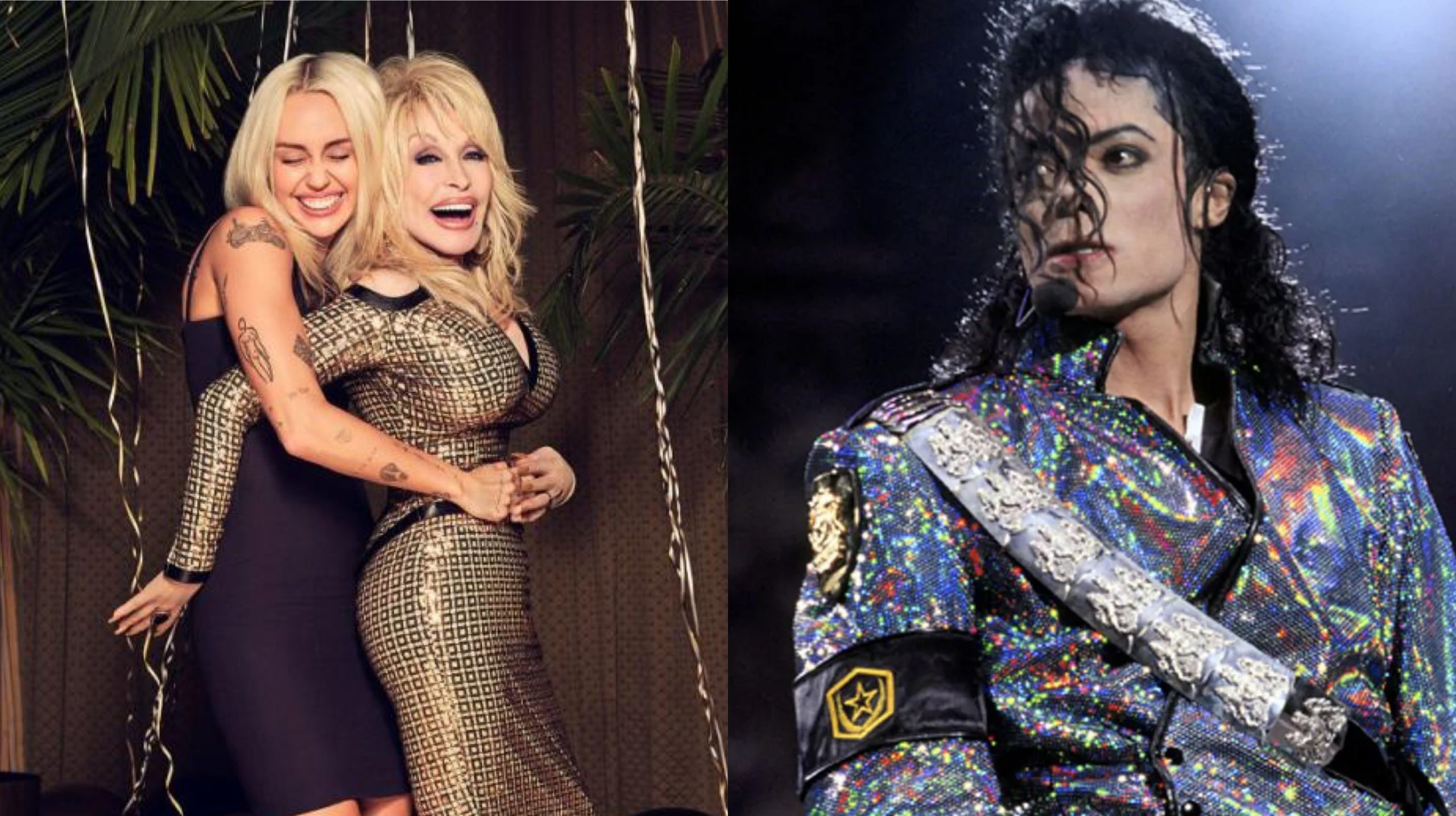 Revelan el parentesco de Miley Cyrus con Dolly Parton y Michael Jackson