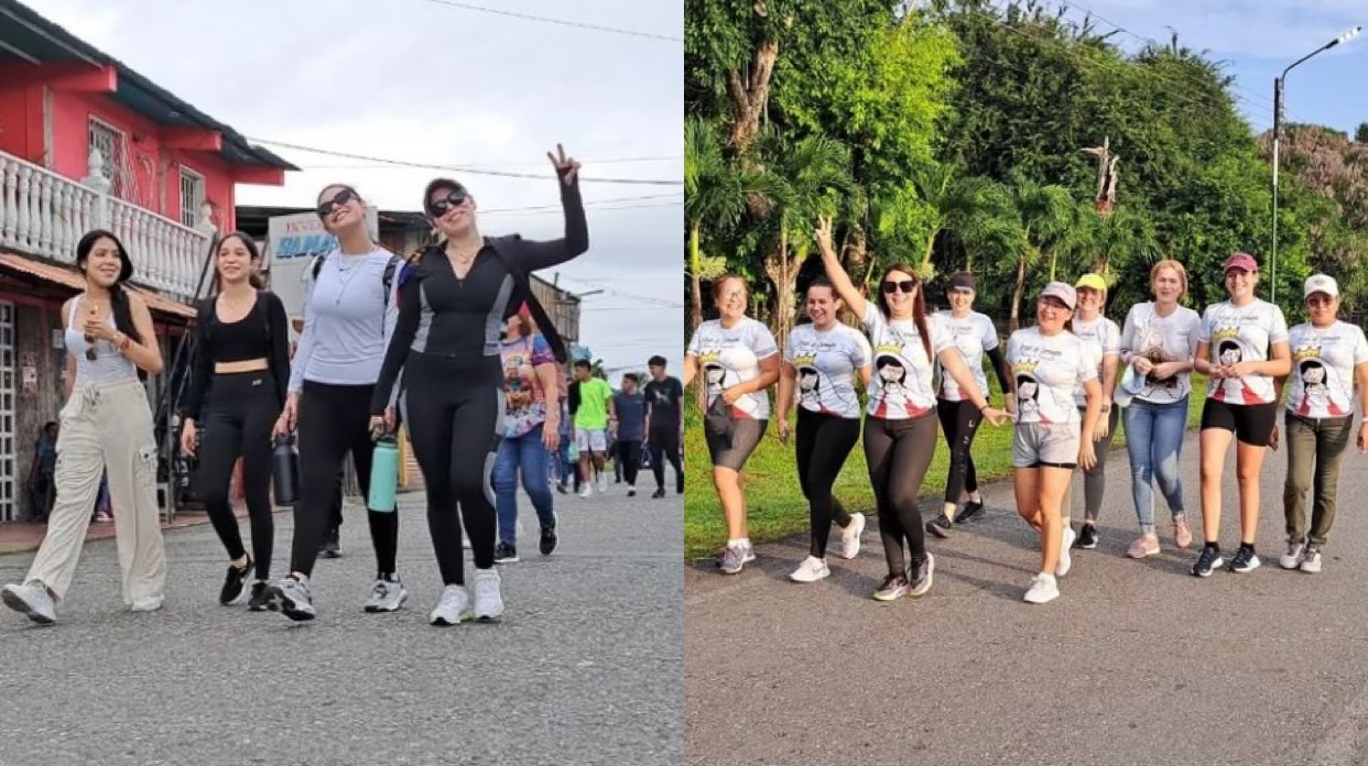 ¡A pie, trotando y en bicicleta! Así fueron vistos algunos devotos de la Virgen de Coromoto llegar al Santuario en Guanare (+ Fotos)