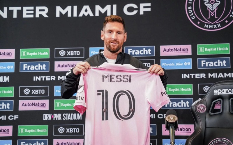 Camiseta de Inter Miami de Messi es la más vendida de la MLS