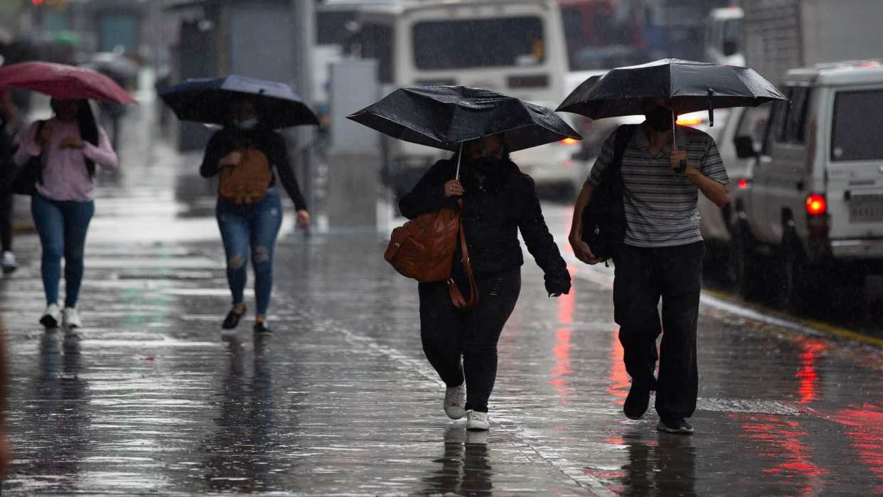 Este lunes continuarán las precipitaciones en gran parte del país